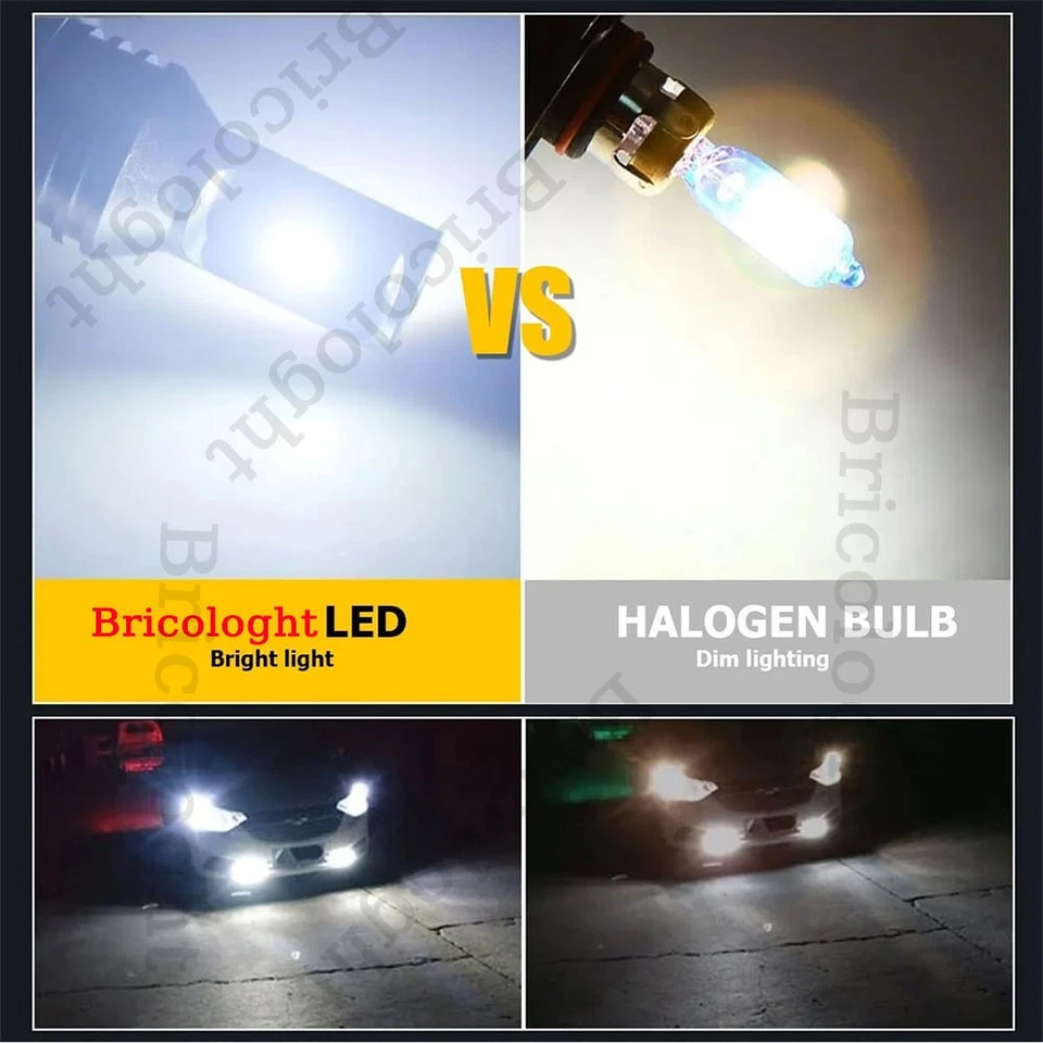 Kit de 6x 6000K faros LED altos/bajos + bombillas antiniebla para Hyundai Azera 2006-2017 Foto 3 de 4