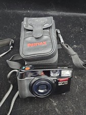 Pentax IQZoom 700 35mm Film Camera Point  Shoot 35-70MM Lens UNtested W/ Case