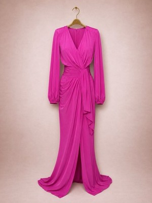 Alexandre Vauthier Fuchsia Dress
