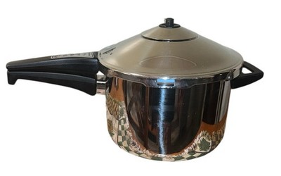 Kuhn Rikon Duromatic 5 L Stainless 18/10 Pressure Cooker Switzerland  #3342