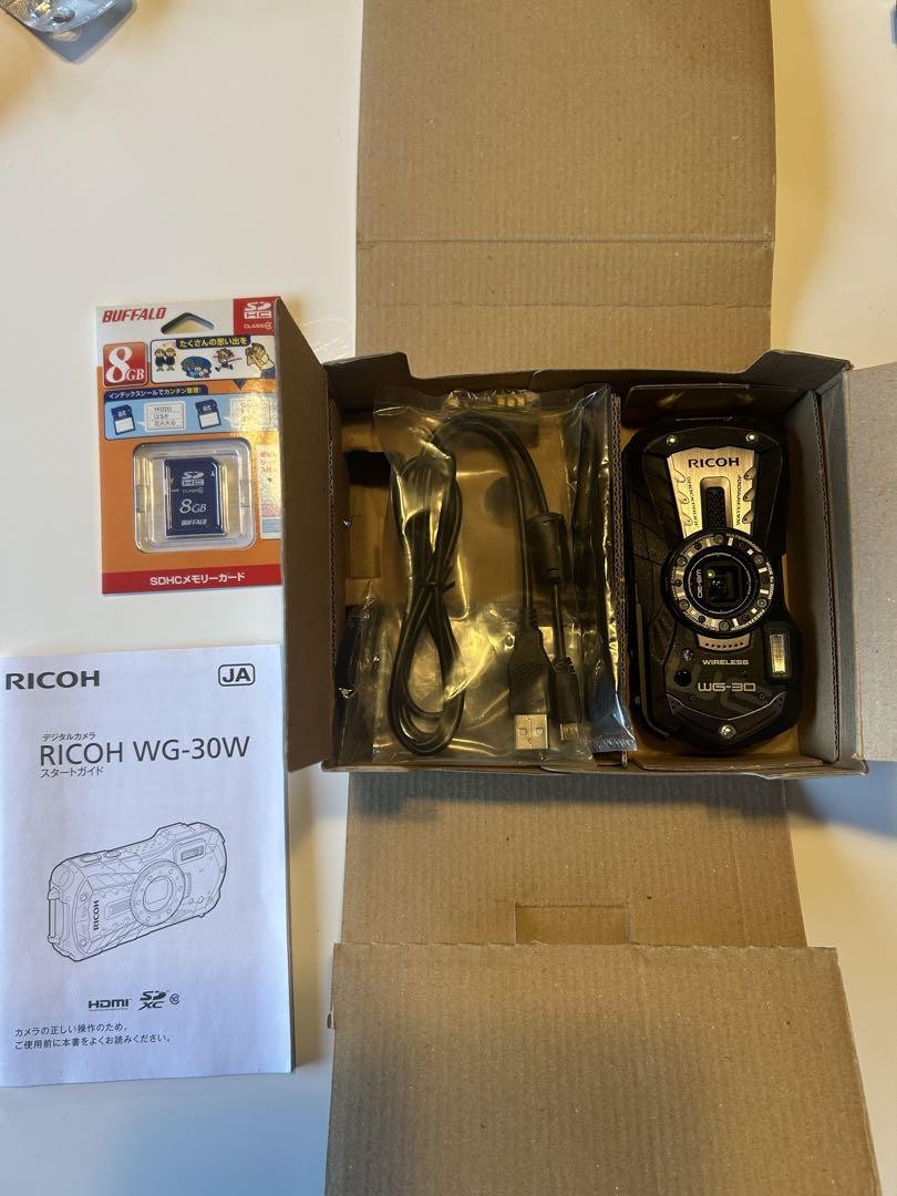 【新品未開封】 RICOH WG-30W Carbon Gray Amazon | RICOH 防水デジタルカメラ RICOH WG-30W カーボン