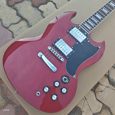SG Custom Shop Cherry Red electric guitar Angus Young US ship | eBay