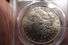 1889-P Morgan Silver Dollar Freshly graded  PCGS MS62 Solid