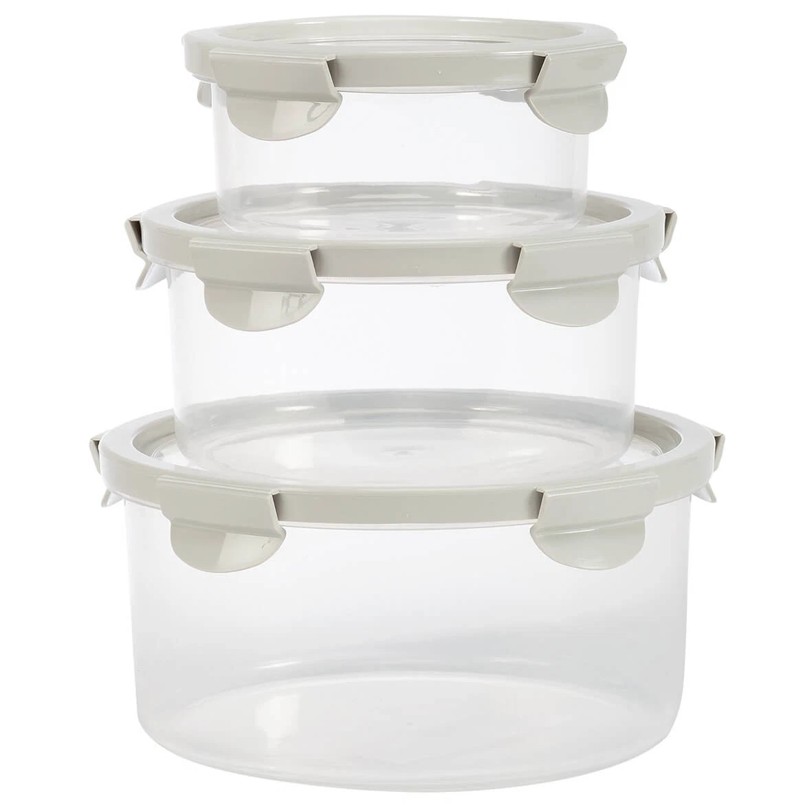 6-Pc. Round Container Set with Stretch Lids by Chef's Pride