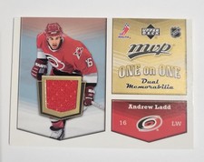 2007-08 Upper Deck MVP One on One Jerseys #OOLC Andrew Ladd Ryan Craig