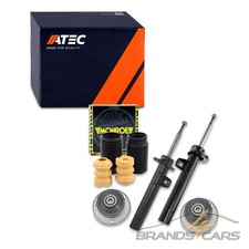 ATEC 2x STOSSDÄMPFER +DOMLAGER +PROTECTION-KIT VORNE FÜR BMW 1-ER E81 E87