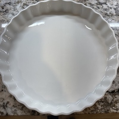 New Maxwell Williams White Pie Plate Oven Dish 11 