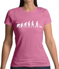 Evolution Of Man Lawn Mower - Womens T-Shirt - Garden Gardening Grass Gardener
