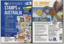 New 2025 Renniks Australian Stamps Catalogue 1850-2024 18th Edn. In stock