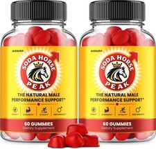 (2 Pack) Soda Horse Peak Gummies for Men – Gummy Advanced Formula Energy Support