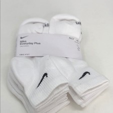 Nike Everyday Plus Cotton Cushioned Dri-Fit 6-Pack Ankle Socks - Size 6-10