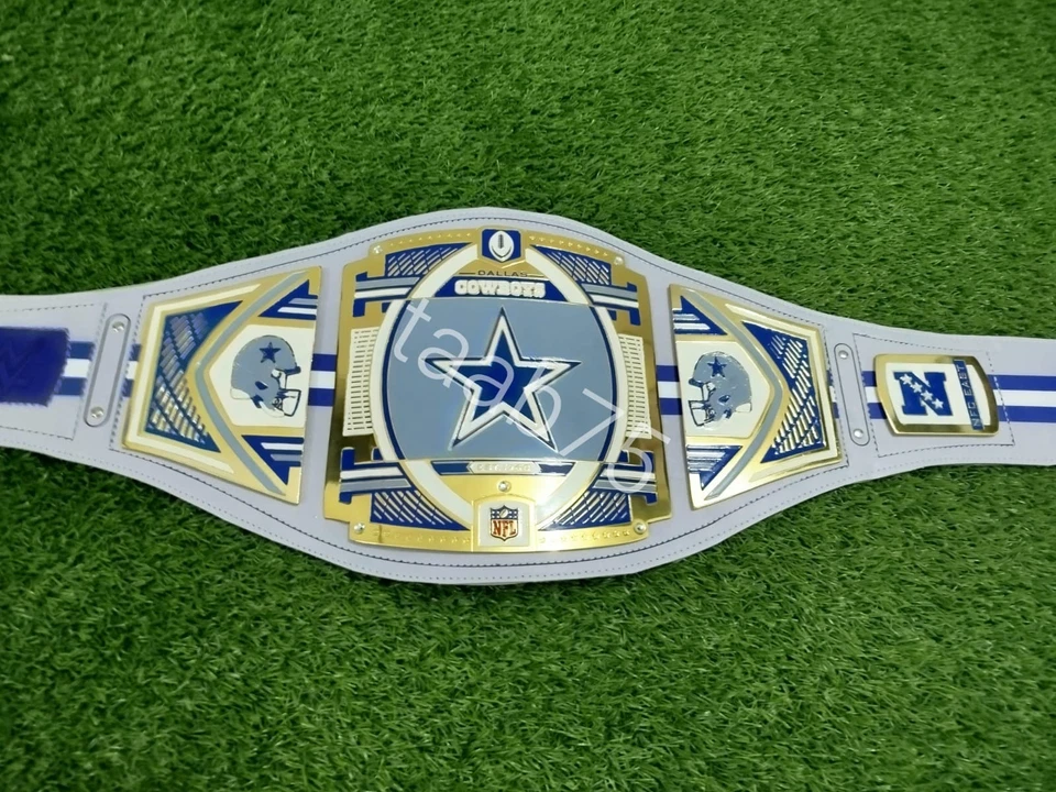Nuevo Cinturón Título Campeonato NFL Dallas Cowboy Superbowl Adulto Talla 2mm Réplica Foto 2 de 4