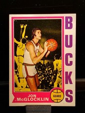 1974-75 Topps #34 Jon McGlocklin Milwaukee Bucks