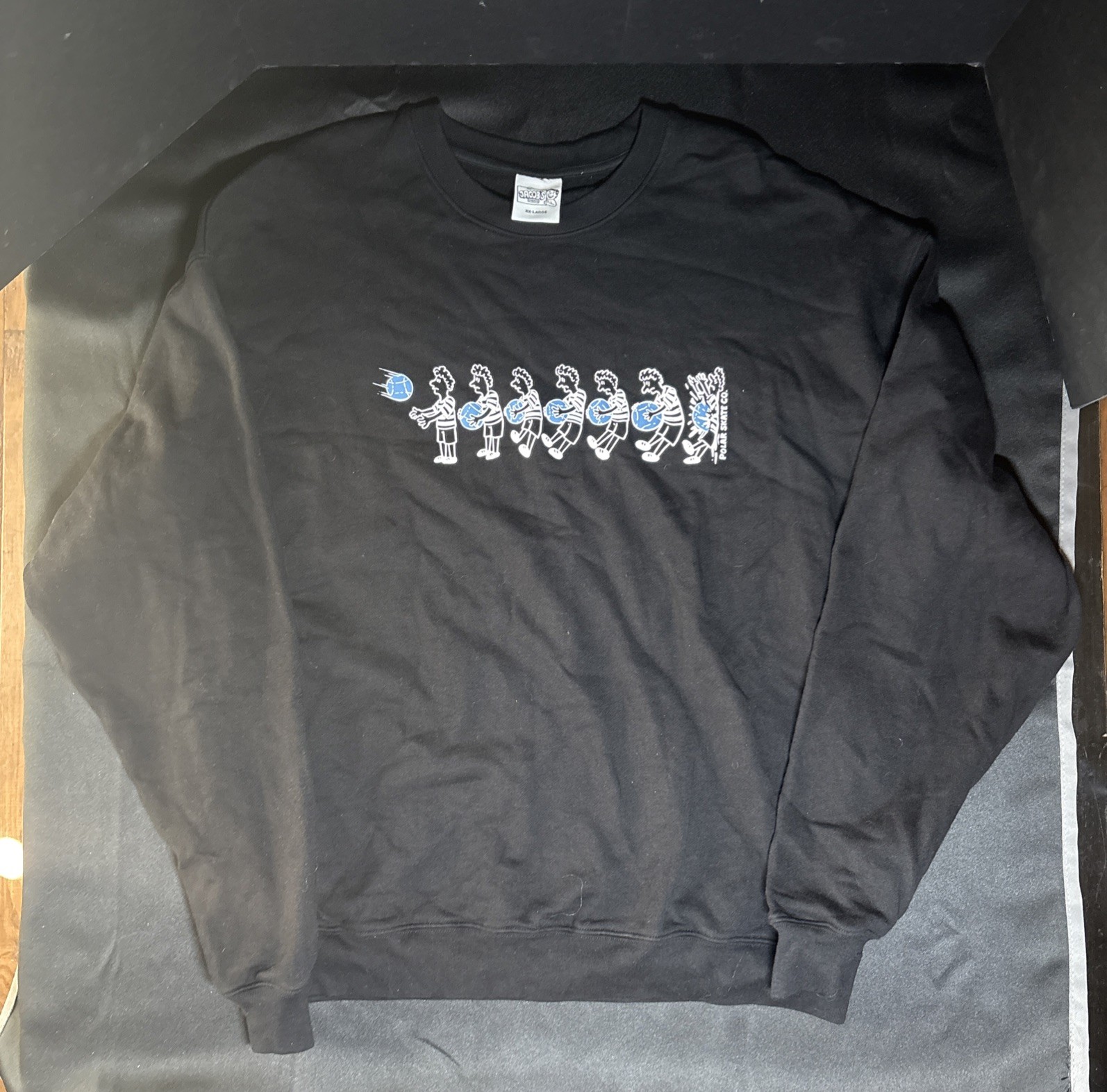 Polar Skate CO. Jacob&rsquo;s Corner Basketball Sweatshirt Black