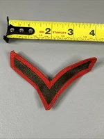 Vintage WWII US Marine Corps USMC Private Stripes Chevron Patch