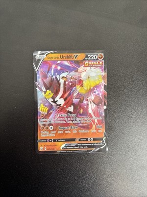 Single Strike Urshifu V 085/163 Battle Styles Full Art Ultra Rare Pokemon