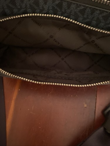 Michael Kors Cooper Logo Bauchtasche/Gürteltasche Canvas blau Allover-Muster gebraucht, in einwandfreiem Zustand - Bild 8 von 24