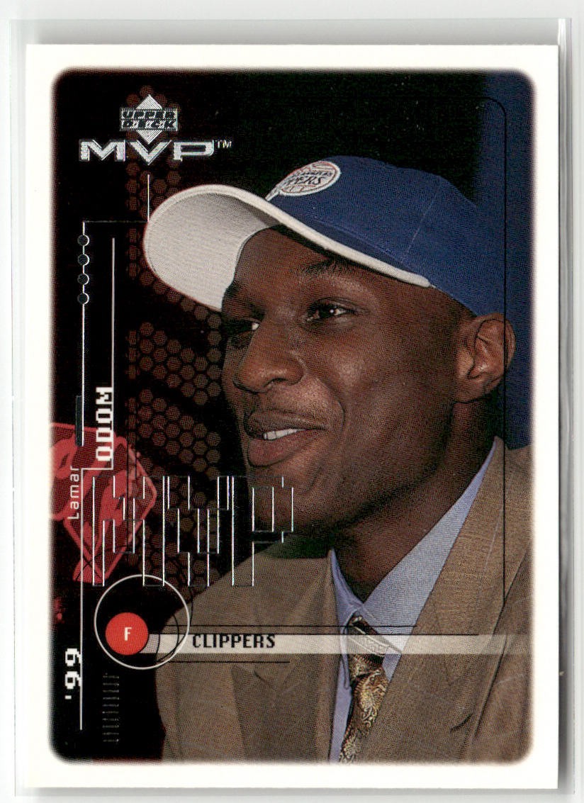 1999-00 UPPER DECK MVP #218 LAMAR ODOM LOS ANGELES CLIPPERS RC