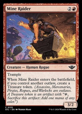 Mine Raider - Outlaws of Thunder Junction OTJ - MTG - LP Magic - 135 C