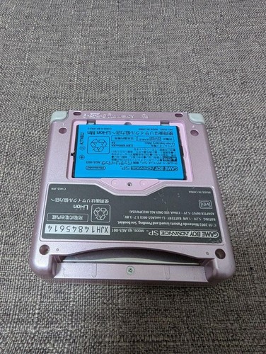 Nintendo Game Boy Advance SP Pearl Pink Handheld Console Only Works Fully Tested - Picture 12 of 12