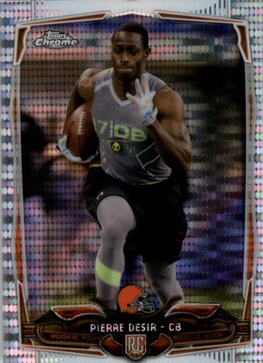 2014 Topps Chrome Mini Pulsar Refractors #189 Pierre Desir /102 FB