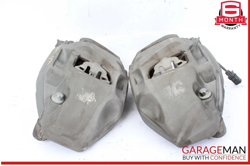 Conjunto de 2 pinças de freio dianteiras esquerda e direita Audi Q7 17-24 fabricante de equipamento original - Imagem 2 de 4