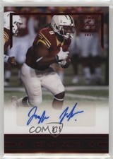 2021 Leaf Ultimate Draft 1991 Rookie Red 5/5 Josh Johnson #GLR-JJ1 Auto 1e3h