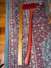 Vintage HTF Plumb 6 LBS Firemans Axe Red Pain...