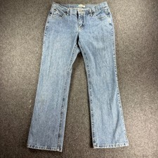 Wrangler Cowgirl Cut Jeans Womens Bootcut Blue Denim Size 9 10 Regular