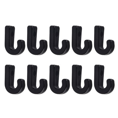 Nylon Einige Haken Peitschen 10pcs Bungee Für Kanusboote Decks J Haken