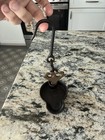 Antique 18th/19th Century Oil Lamp Whale/Frog Oil Cast iron Burner — photo 2