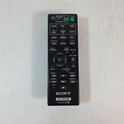 Sony RM-ADU138 Fernbedienung für AV Stereoanlage getestet und funktionsfähig