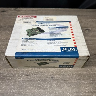 ICM Controls ICM282A Fixed Speed Furnace Control Board New-Old Stock Sealed