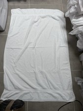 Hotel Bath Sheets White 100x150cm 500 GSM Pair