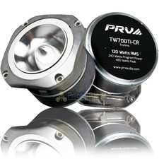2 Pack 4" Super Bullet Tweeters 120 Watts RMS Power 8 Ohm PRV Audio TW700Ti-CR