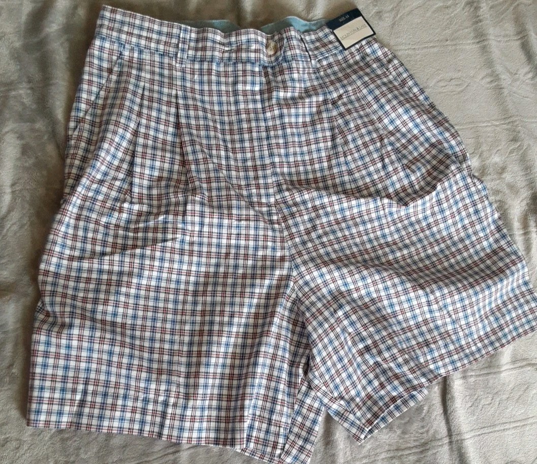 Mountain Lake Womens Shorts Plaid Size 14