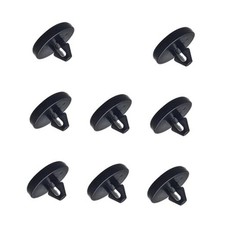 Car Brake Pedal Pad, Brake Light Switch Stopper, Universal for Most 8 PCS Black