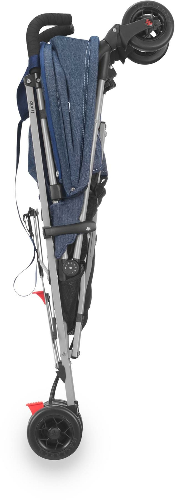 Image 8 - Maclaren-QUEST-LIGHTWEIGHT-BUGGY-DENIM-INDIGO-Baby-Stroller-Pushchair-BN