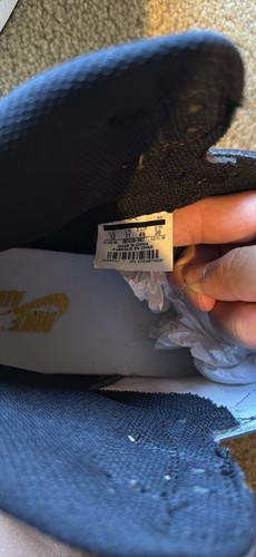 Air Jordan 1 High OG NRG Gold Toe Size US 12 - Picture 7 of 7