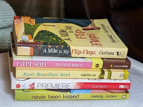 Lot 5 Softcover Teen Fiction Books By Melody Carlson - Picture 1 of 12