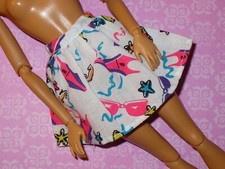 Mattel Barbie Doll Clothing  CLOTHES  Vintage 1990's BEACH THEME SKIRT