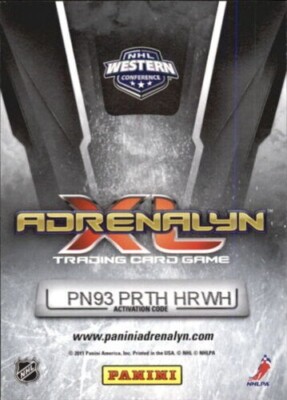 B3501 2010-11 Adrenalyn XL Eishockeykarte #s 201-300 Zum Auswählen