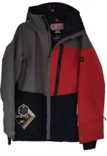 686 GORE-TEX GT Shell Jacket Men's Medium Rhino Gray Colorblock