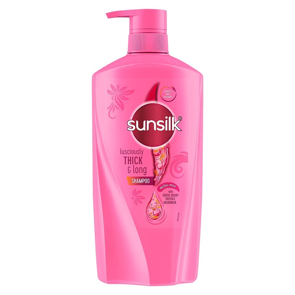 Sunseide üppig dickes & langes Shampoo mit Keratin, Joghutprotein 650ml