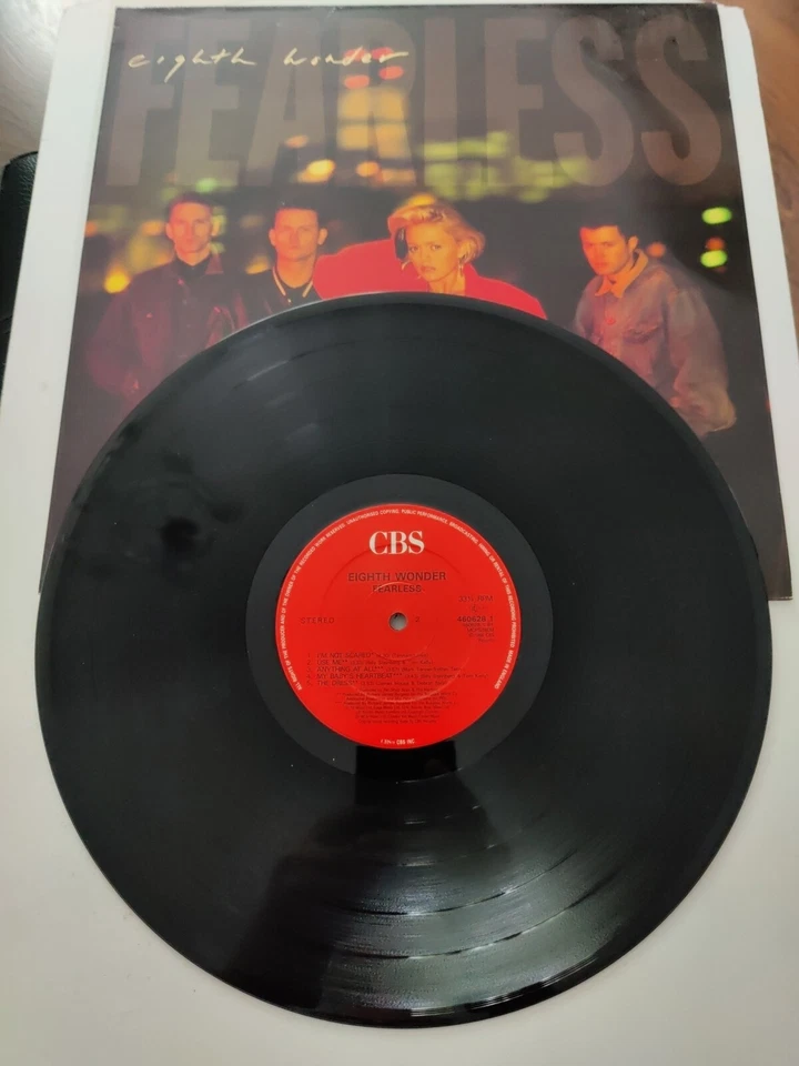Eigth Wonder Fearless 1988 vinyl LP Demonstration copy Promo Patsy Kensit Foto 4 de 4