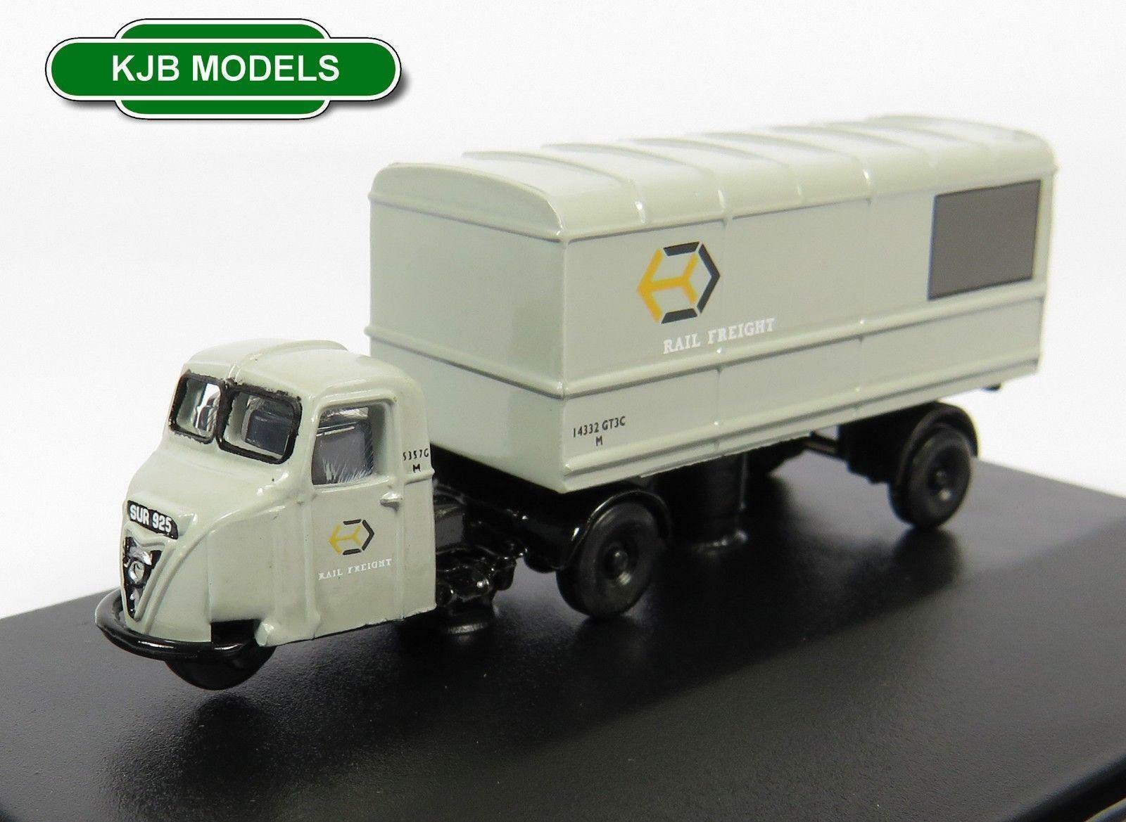 Oxford Diecast NRAB003 Railfreight Grey Scammel Scarab Lorry N Gauge Vehicle