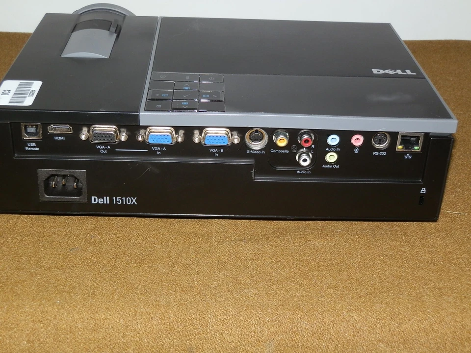 Dell 1510X DLP Digital Projector - Lamp Hours : 632 Hours - HDMI - Image 4 of 4