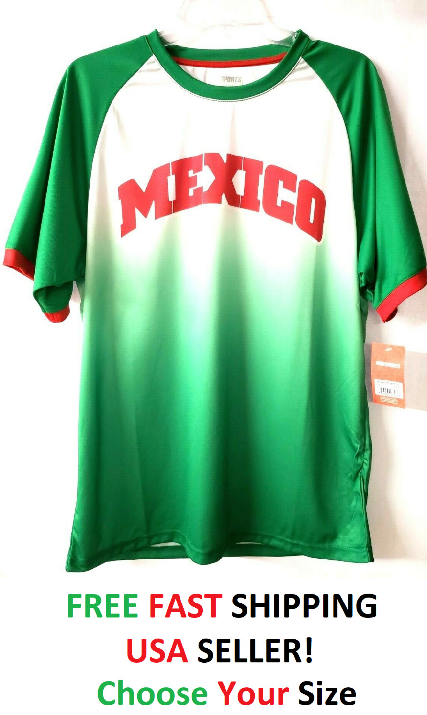 Mexico Soccer Jersey World Cup uniform Football White Green Red Dri Fit Uniform 