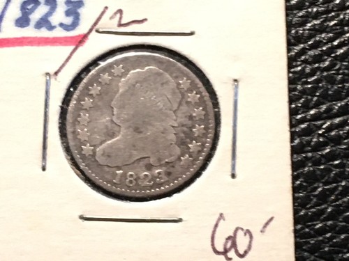 1823/2 Bust Dime Very Old Store Inventory Some Scratches And Dirt - Picture 2 of 5