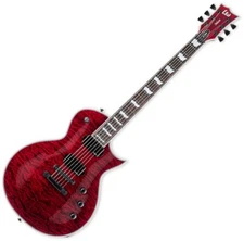 ESP LTD Deluxe EC-1000QM See Thru Black Cherry Guitar